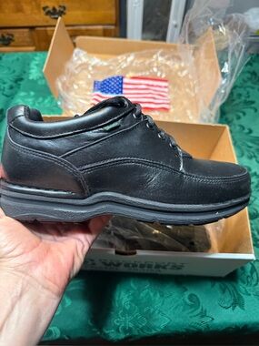 Men's Black Work Shoe Rockport Works